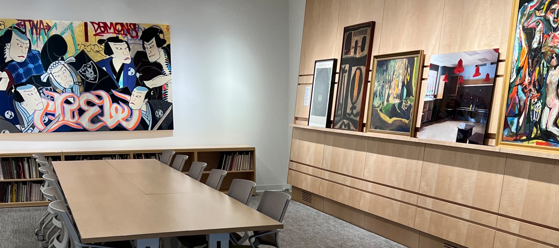 A view of the collection study center