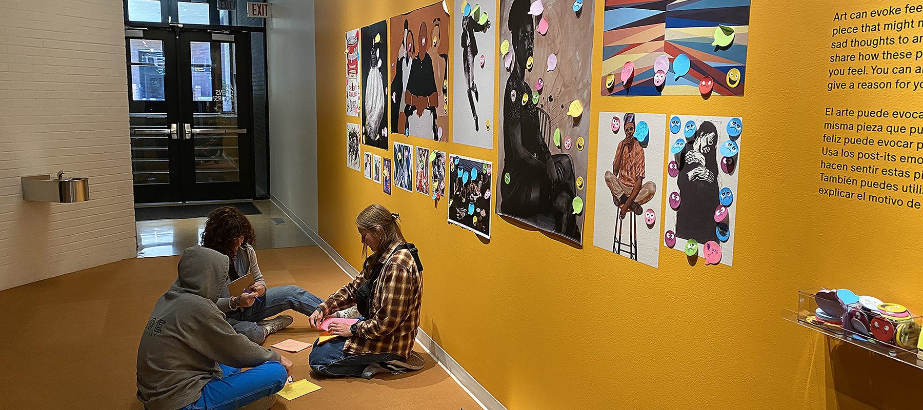 Three students participate in the Ulrich Co-Lab.