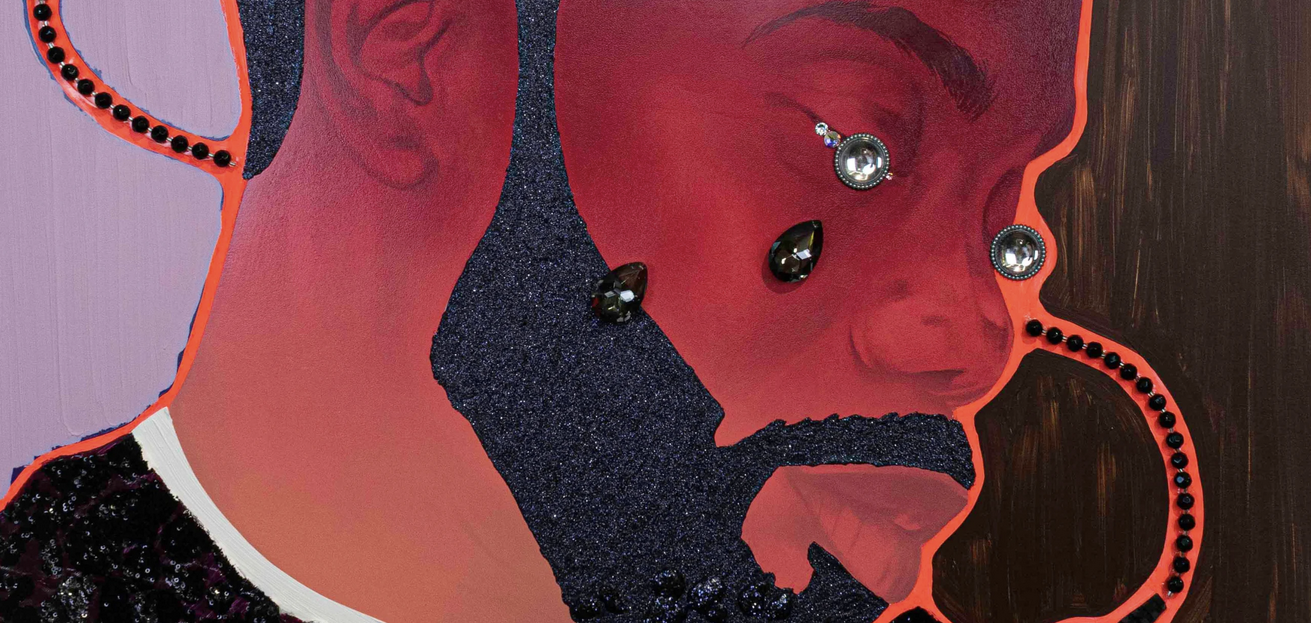 A man with a beard is weeping.