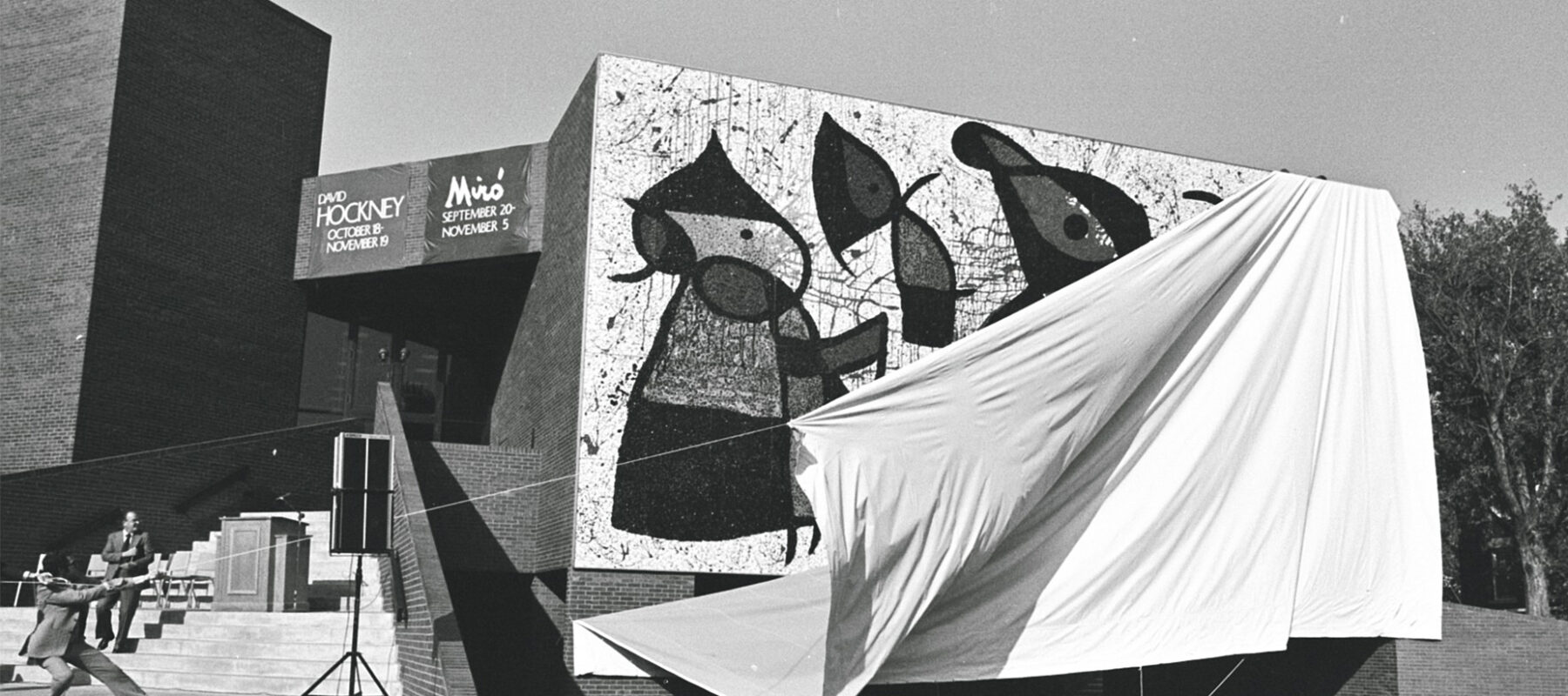Artwork being unveiled